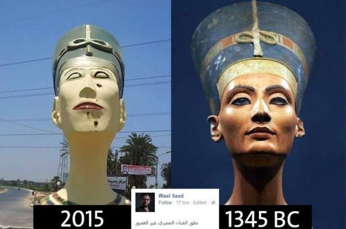 Egyptians lambast 'ugly' new Nefertiti statue