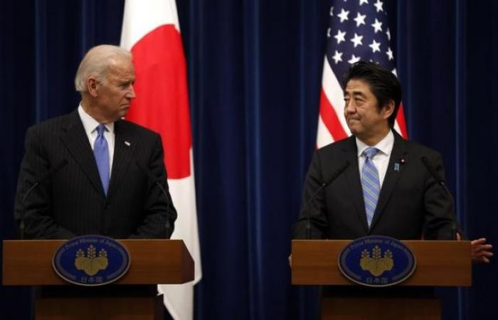 Japan's Abe asks Biden for investigation of possible U.S. spying