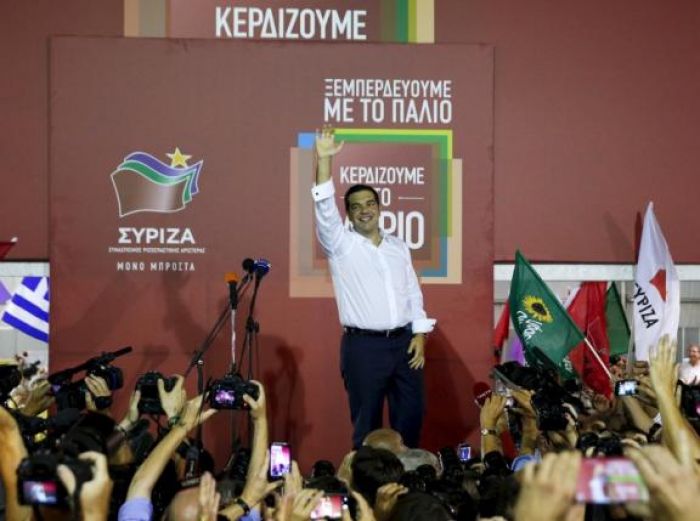 Greek leftist Tsipras returns in unexpectedly clear election win