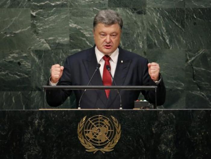 Ukraine leader mocks Russia's call for anti-terrorism coalition