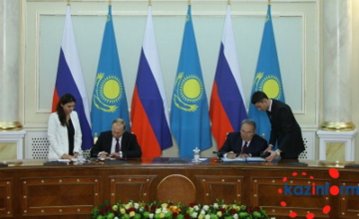 ​Presidents of Kazakhstan and Russia sign a number of bilateral documents