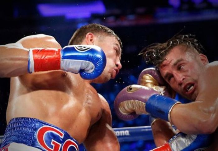 Golovkin knocked out Lemieux in 8th round