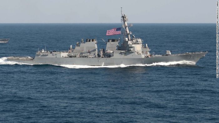 Beijing angered by US warship patrol