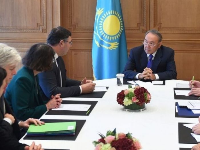 P.Pouyanne told N.Nazarbayev about the development of Kashagan field