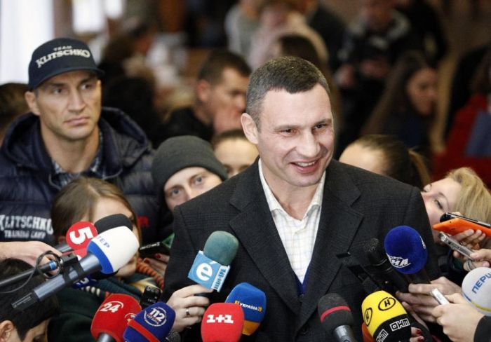 Former boxer Vitali Klitschko re-elected as Kiev mayor