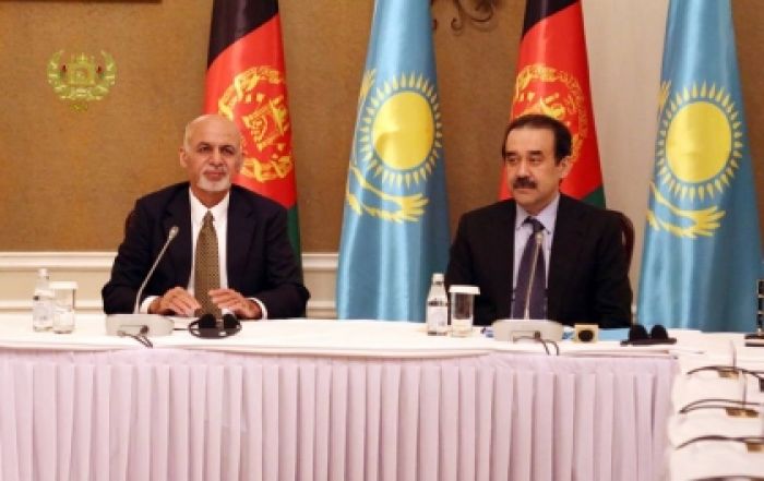 President Ghani Meets Kazakhstan Prime Minister