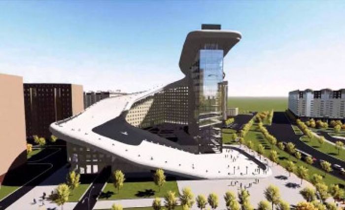 These new Kazakhstan flats are getting an insane ski slope on the roof