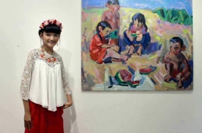 Kazakhstan's Tolkyn Sakbayeva making name for herself as painter