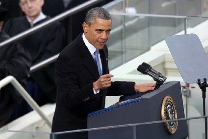 Obama promises equal rights to women and homosexuals in inauguration speech