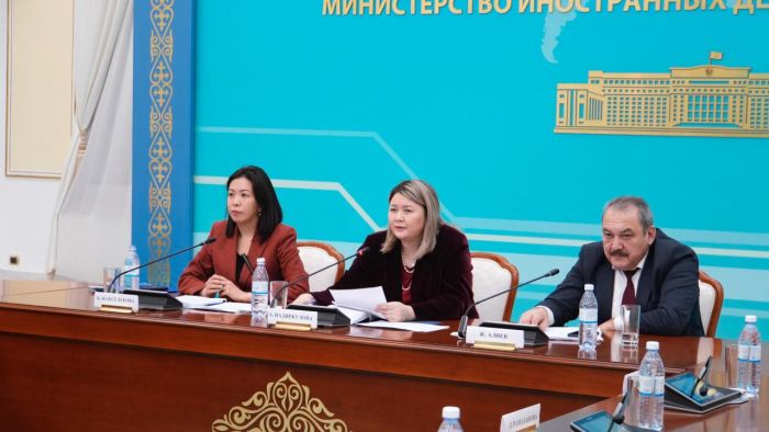 Issues of Ecological Safety and the Alignment of Human Rights Indicators and SDGs were Discussed at the Foreign Ministry of Kazakhstan