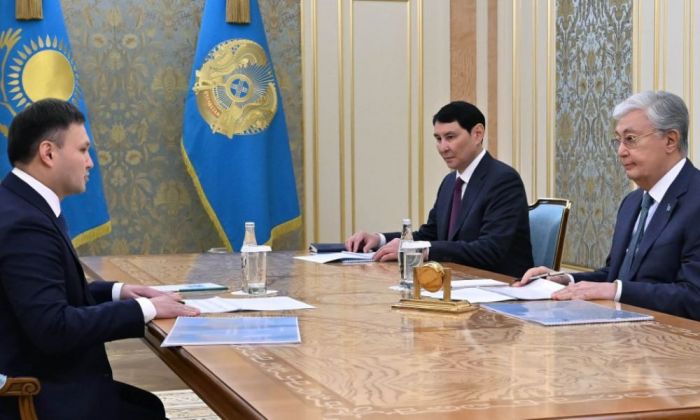 Head of State receives Askhat Khassenov, CEO of KazMunayGas