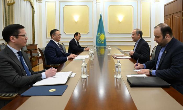 Kazakh Foreign Minister Received the Ambassador of Iran