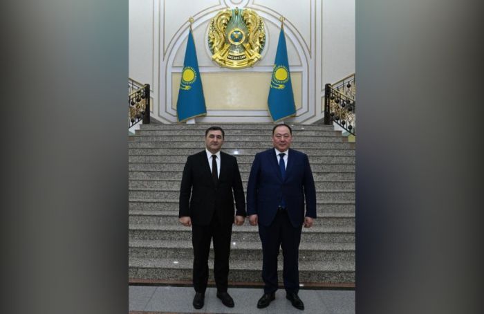 Meeting with Ambassador of Azerbaijan was Held at the Foreign Ministry of Kazakhstan