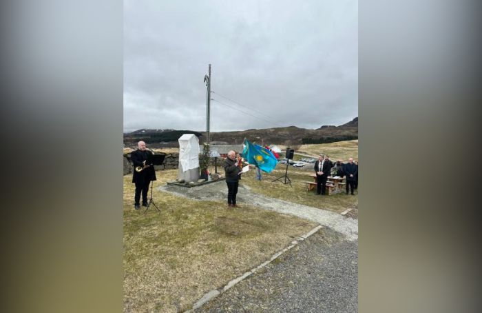 A Memorial to Kazakhstani Soldier Unveiled in Norway