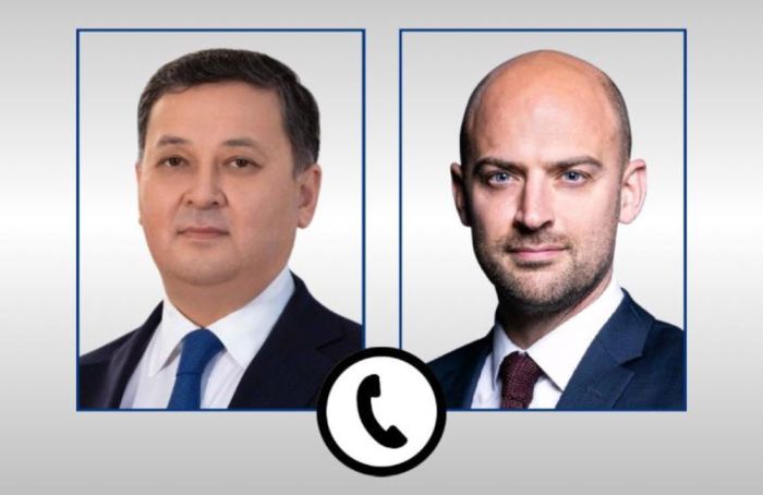 On Telephone Conversation between Foreign Ministers of Kazakhstan and France