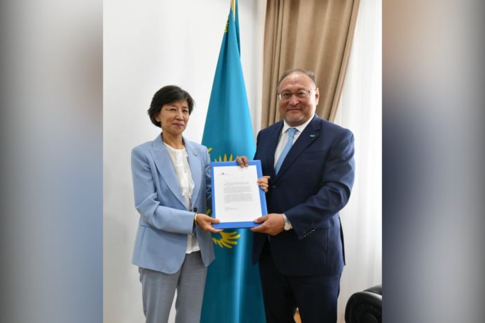 New UN Resident Coordinator Presented Copies of Credentials at the Kazakh Foreign Ministry