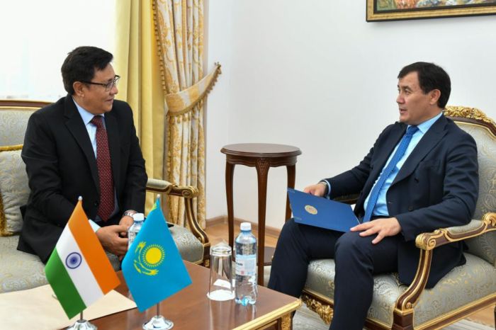 New Ambassador of India Presented Copies of Credentials at the Kazakh Foreign Ministry