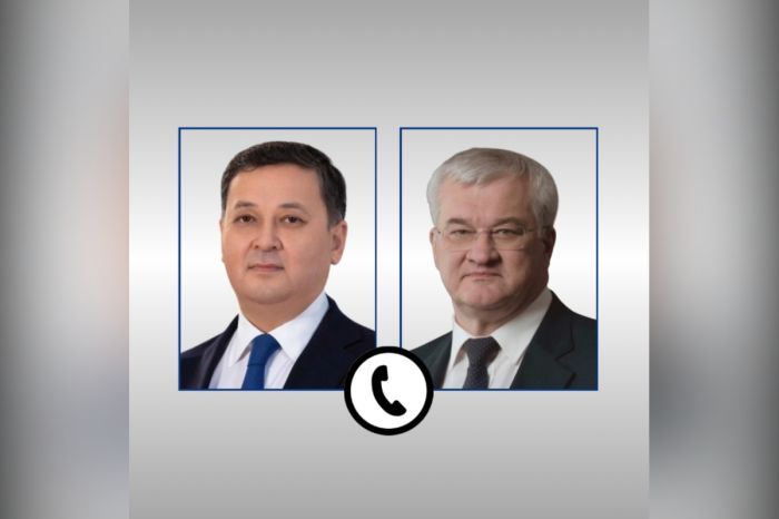 Foreign Ministers of Kazakhstan and Ukraine Hold Telephone Conversation