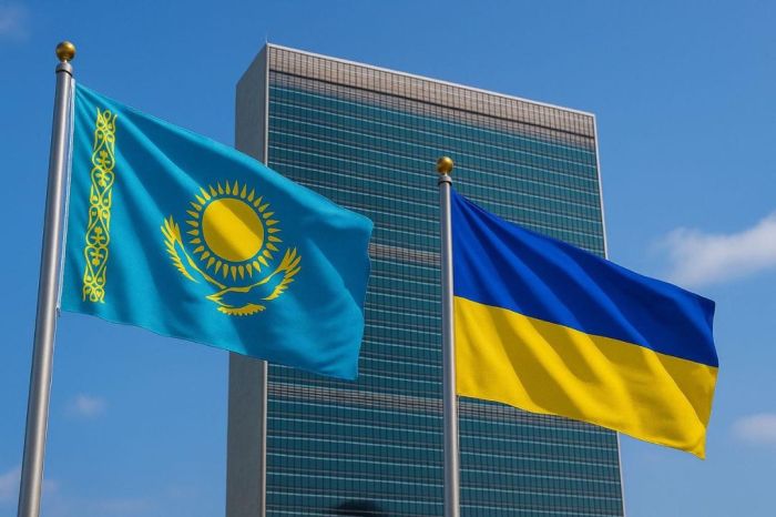 Foreign Ministers of Kazakhstan and Ukraine Hold Meeting During the 80th Session of the UN General Assembly