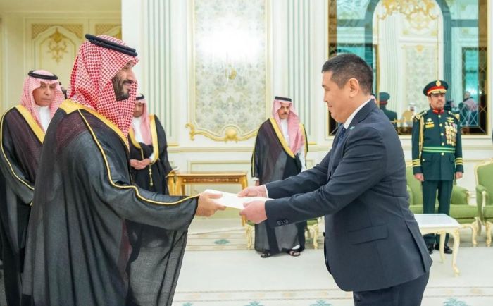 The Ambassador of Kazakhstan Presented Credentials to the Crown Prince of the Kingdom of Saudi Arabia