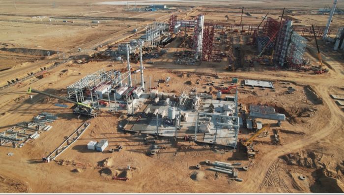 Construction of the Kashagan gas processing plant continues