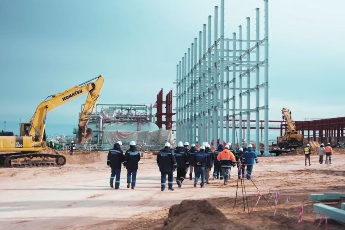 Construction of the Kashagan Gas Processing Plant Progresses
