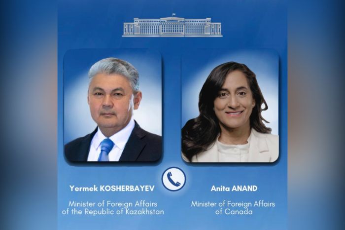 Foreign Ministers of Kazakhstan and Canada Confirmed Commitment to Strengthening Partnership