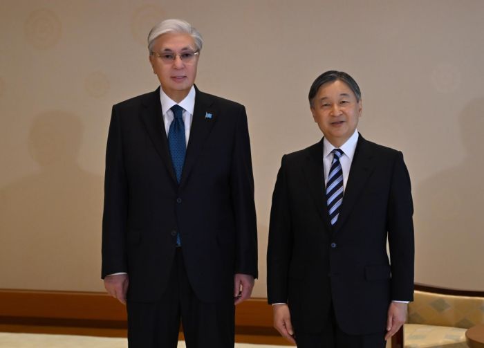 President of Kazakhstan Holds Meeting with Emperor Naruhito of Japan