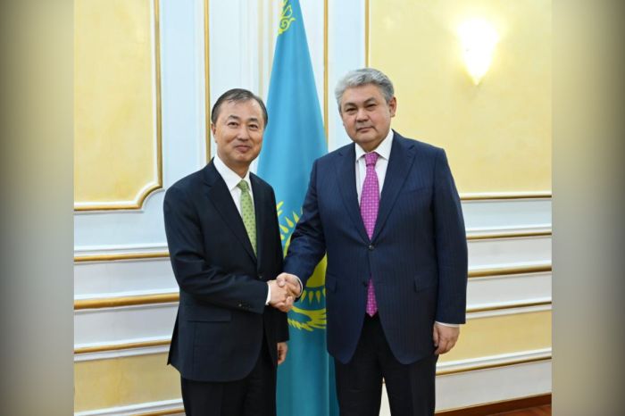Kazakh Foreign Minister Received Ambassador of South Korea