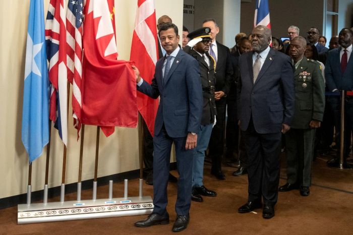 Kazakhstan Held the Annual Flag Installation Ceremony of the New Members of the UN Security Council