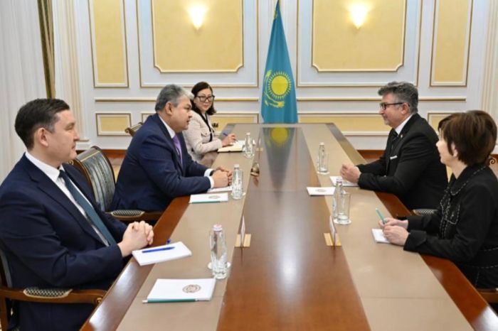 Kazakh Foreign Minister Received Croatian Ambassador