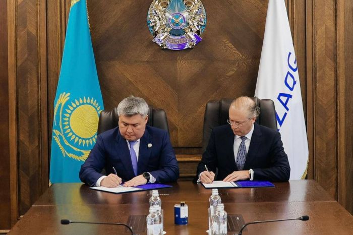 QazaqGaz and Agip Caspian Sea B.V. signed an agreement on joint study of the Kamenkovsky area
