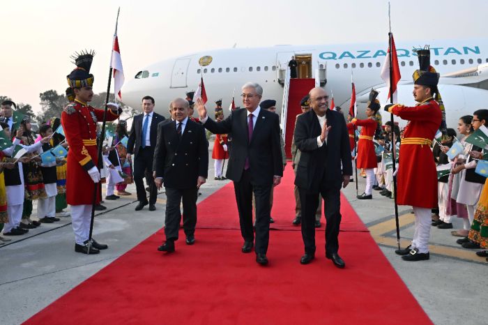 President Kassym-Jomart Tokayev arrives in Pakistan on state visit