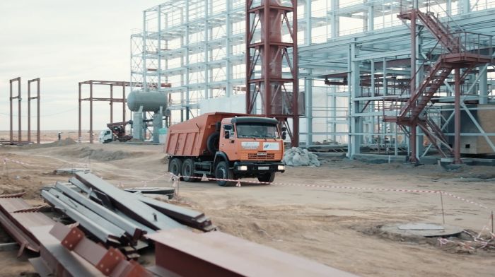 Construction of the Kashagan Gas Processing Plant Continues