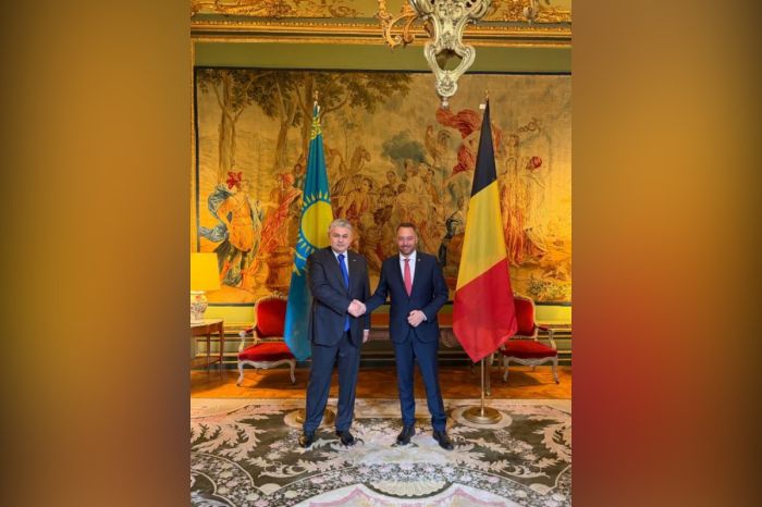 Foreign Ministers of Kazakhstan and Belgium Hold Talks in Brussels