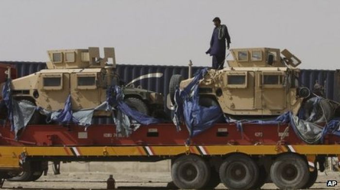 US starts equipment withdrawal via Pakistan