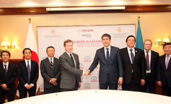 Toyota to start car production in Kazakhstan in spring 2014