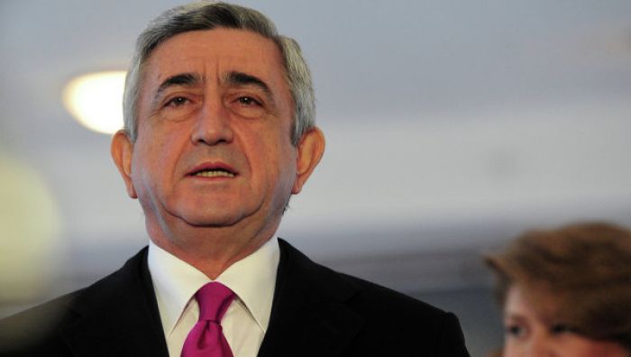 Armenian President Sargsyan Secures Second Term in Office