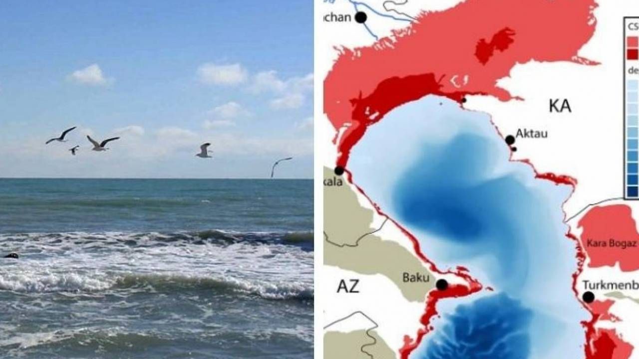 Уровень воды Каспийского моря