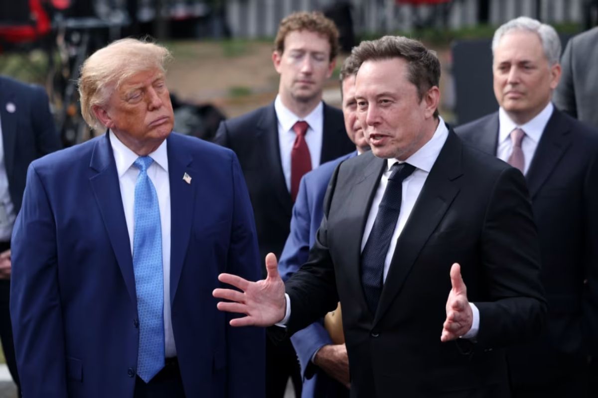 Өткен айда Ақ үйде болған Президент Трамп пен Илон Маск. Сурет: Тьерни Л. Кросс