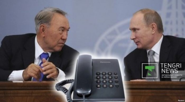 Назарбаев Путинмен Украинадағы жағдайды талқылады
