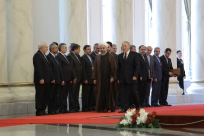 Назарбаев Иран Президентiмен кездестi