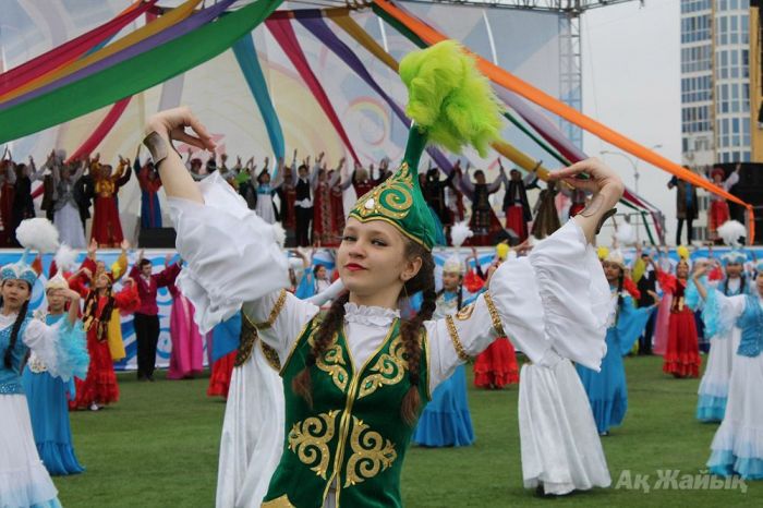 Атыраудағы 1 мамыр мерекесі