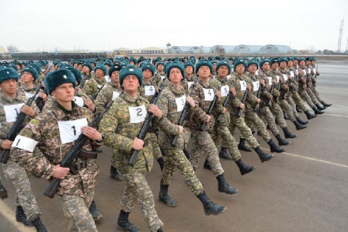 Астанада әскери парадқа дайындық өтіп жатыр  