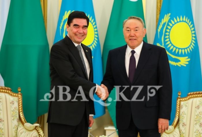 Назарбаев Түрікменстан президентімен кездесті  