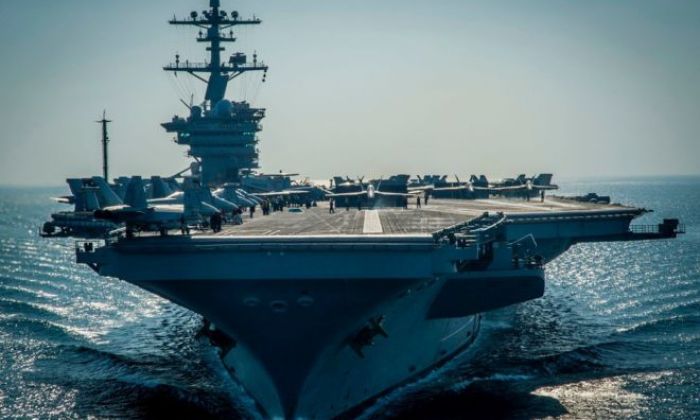 Корей түбегіндегі АҚШ әскери теңіз күштері бағытын өзгертті  
