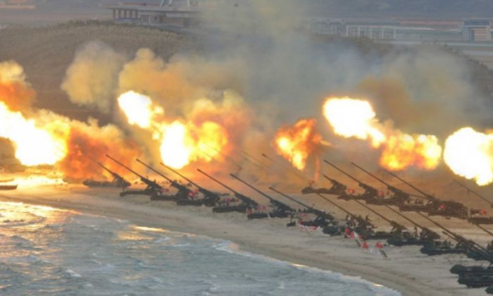 Солтүстік Корея жойқын артиллериялық атқылау жасады 