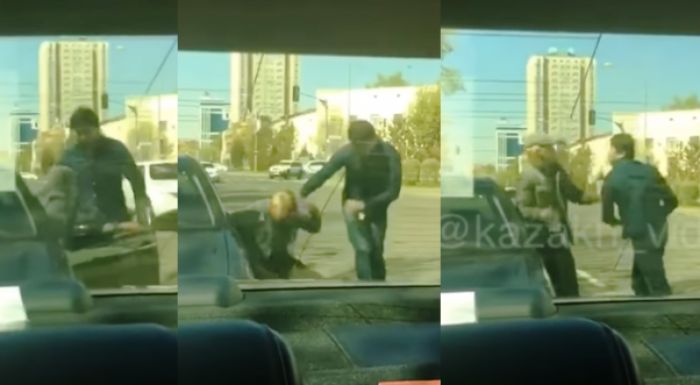 Қарт жүргізушіні аяусыз ұрып-соққан адам өз әрекетін түсіндірді  