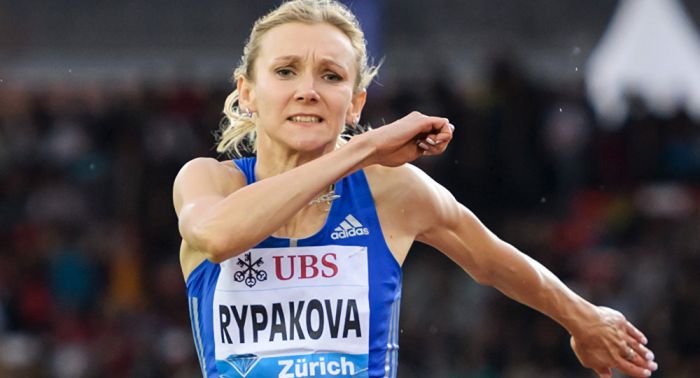 Рыпакова үш қарғып секіруден "Гаухар лигасын" жеңді