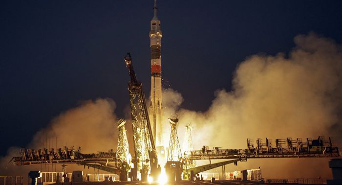 "Байқоңырдан" жаңа экипажы бар ғарыш кемесі ұшырылды 